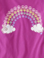 Girls Graphic Boxy Top
