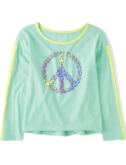 Girls Graphic Boxy Top