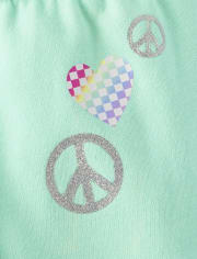 Girls Graphic Fleece Jogger Pants