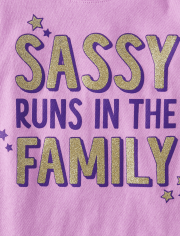 Baby And Toddler Girls Sassy Graphic Tee 3-Pack