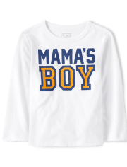 Baby And Toddler Boys Mama's Boy Graphic Tee