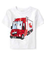 Baby And Toddler Boys Truck Graphic Tee