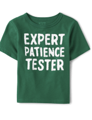 Baby And Toddler Boys Expert Graphic Tee