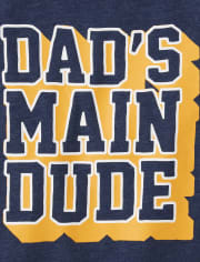 Baby And Toddler Boys Dad's Dude Graphic Tee