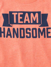 Baby And Toddler Boys Team Handsome Graphic Tee