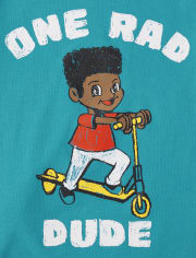 Baby And Toddler Boys Rad Dude Graphic Tee