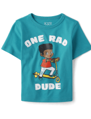 Baby And Toddler Boys Rad Dude Graphic Tee