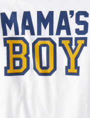 Camiseta con gráfico Mama's Boy para niños