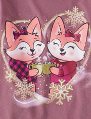 Girls Fox Graphic Tee