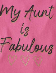 Girls Aunt Graphic Tee