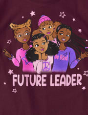 T-shirt graphique Leader pour filles
