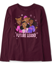 T-shirt graphique Leader pour filles