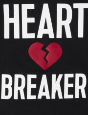 Baby And Toddler Boys Heart Breaker Graphic Tee