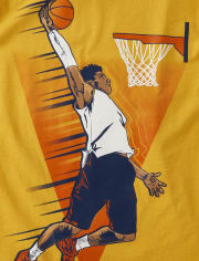 Boys Basketball Graphic Tee