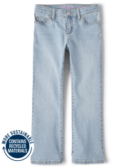 Girls Stretch Bootcut Jeans