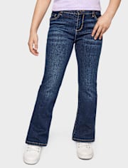 Jeans bootcut básicos para niñas