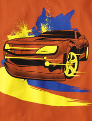 Boys Race Car Graphic Tee