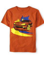 Boys Race Car Graphic Tee