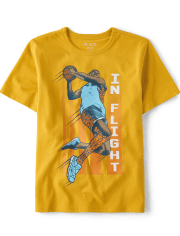 Boys Basketball Player Graphic Tee