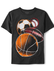 T-shirt graphique de sport pour garçons