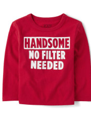 Baby And Toddler Boys Handsome Graphic Tee