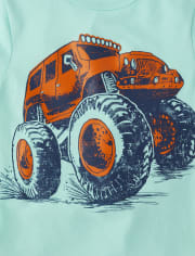 Baby And Toddler Boys Monster Truck Graphic Tee