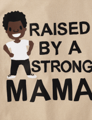 T-shirt graphique Raised Strong pour bébés et tout-petits garçons