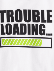 Baby And Toddler Boys Trouble Loading Graphic Tee