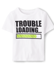 Baby And Toddler Boys Trouble Loading Graphic Tee
