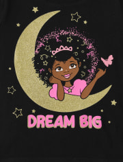 Baby And Toddler Girls Dream Big Graphic Tee