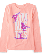Girls Gymnastics Graphic Tee