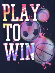Girls Sports Graphic Tee
