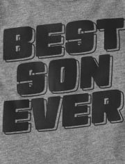 Baby And Toddler Boys Best Son Graphic Tee