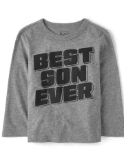 Baby And Toddler Boys Best Son Graphic Tee