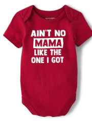 Body unisex con estampado de mamá familiar a juego para bebé