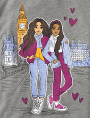 Girls Traveling Besties Graphic Tee