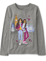 Girls Traveling Besties Graphic Tee