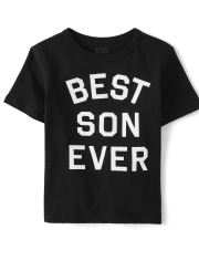 Baby And Toddler Boys Best Son Graphic Tee