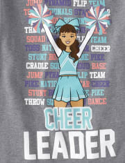 Girls Cheerleader Graphic Tee