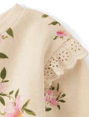 Toddler Girls Floral 2-Piece Outfit Set
