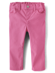 Jeans droits pour bébés et petites filles