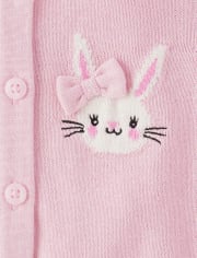 Toddler Girls Bunny Cardigan