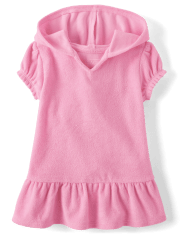 Cover-up con peplum para bebés y niñas pequeñas