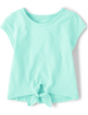 Toddler Girls Tie-Front Top