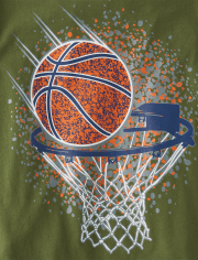 Boys Basketball Graphic Tee