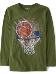 Boys Basketball Graphic Tee
