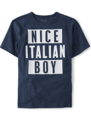 Boys Nice Italian Boy Graphic Tee