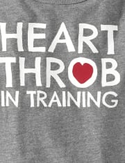 Baby And Toddler Boys Heart Throb Graphic Tee