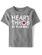 Baby And Toddler Boys Heart Throb Graphic Tee