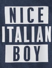 Baby And Toddler Boys Nice Italian Boy Graphic Tee